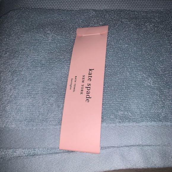 kate spade Bath Nwt Baby Blue Kate Spade Towel Poshmark